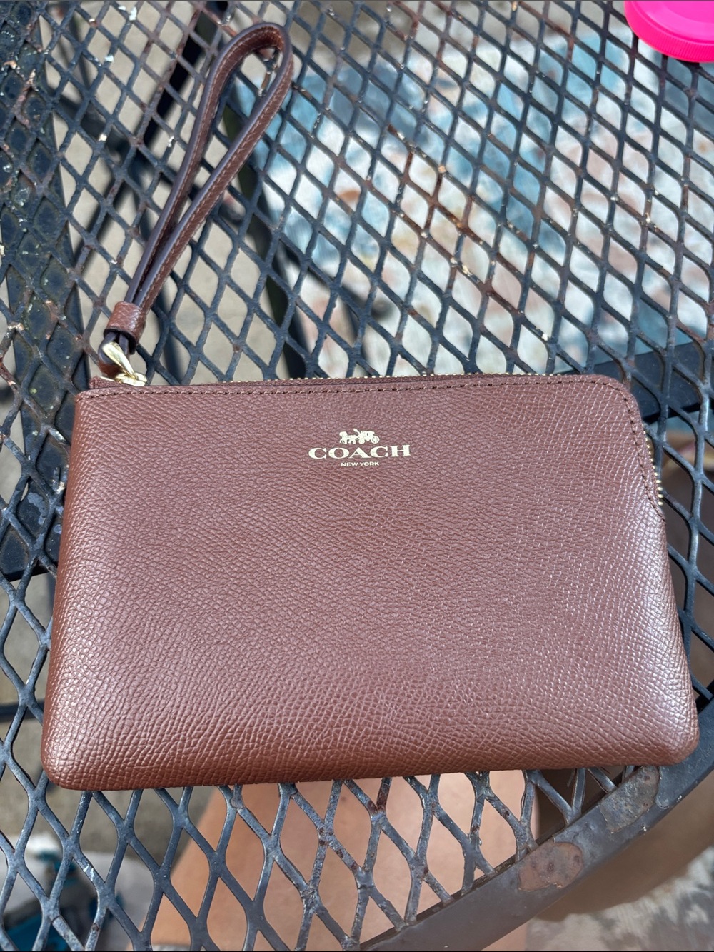 Authentic Coach small wristlet